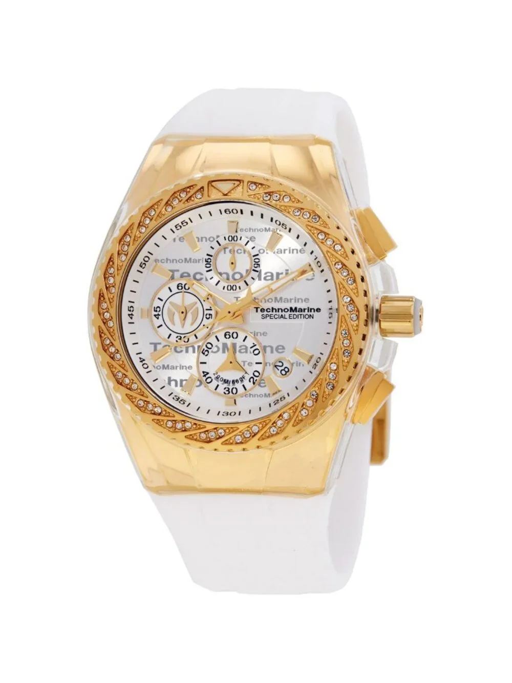 NWT Technomarine Cruise Chronograph Quartz Silver Dial Men's Watch